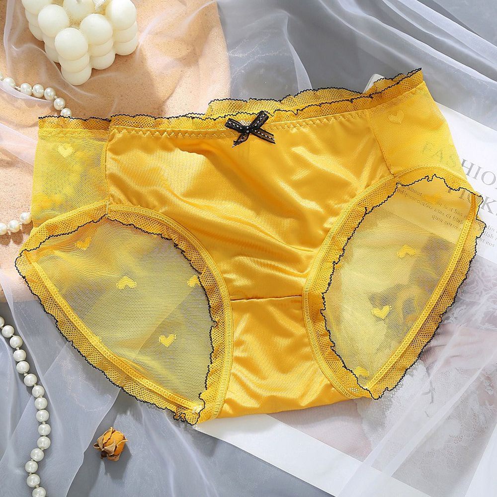 Quần lót ren trong suốt thoáng khí phong cách Hàn Quốc cho nữ