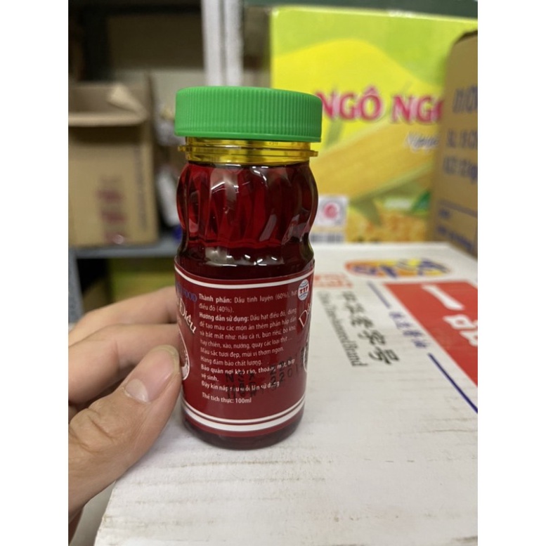 Dầu màu điều tạo màu đỏ tự nhiên