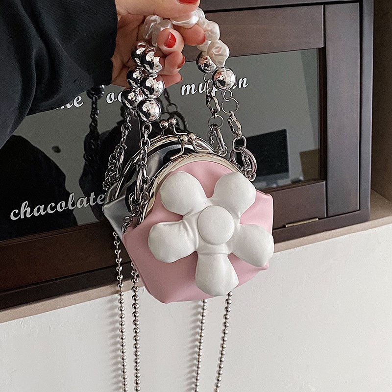 Túi Đựng Tai Nghe Họa Tiết Hoa Xinh Xắn