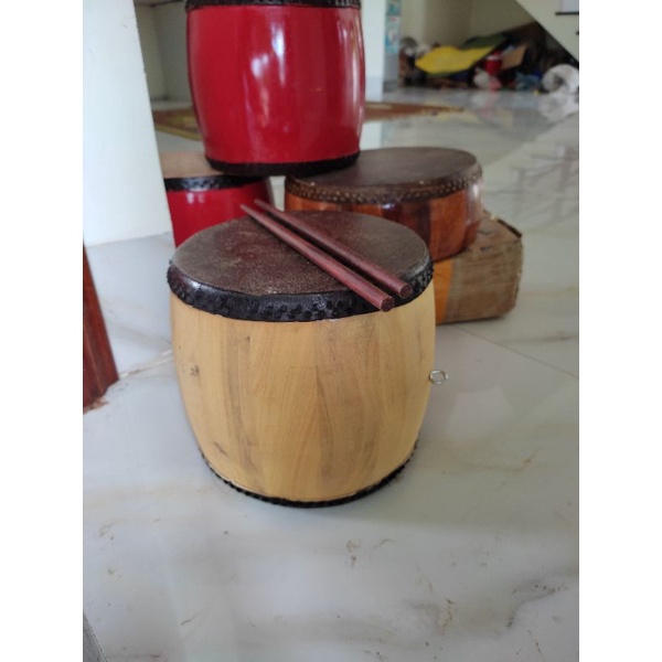 Trống đế trống cúng hàng đẹp kèm dùi