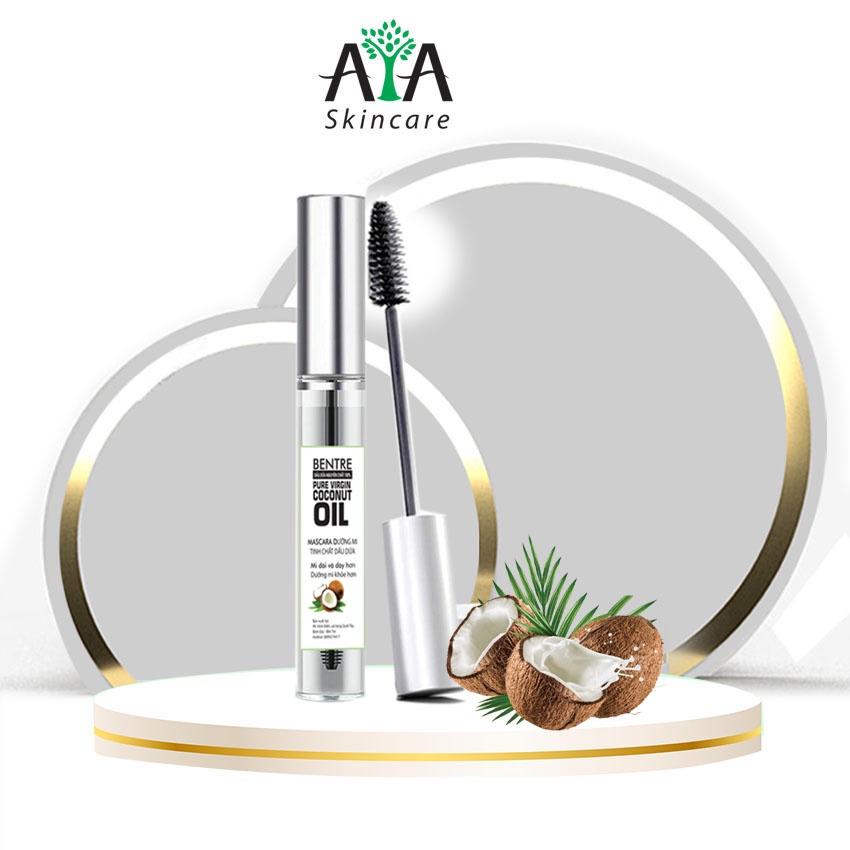 Mascara-Dưỡng mi dài và dày từ dầu dừa nguyên chất-kích thích mọc mi-chống rụng mi 10ml - avaskincare