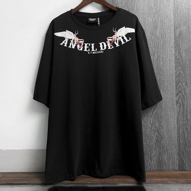 Áo phông tay lỡ - Áo thun nam nữ Angel Devil chất vải cotton thoáng mát, form Unisex năng động cá tính M7