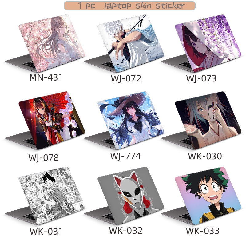 Miếng Dán Trang Trí laptop Hình Nhân Vật anime One Piece Độc Đáo