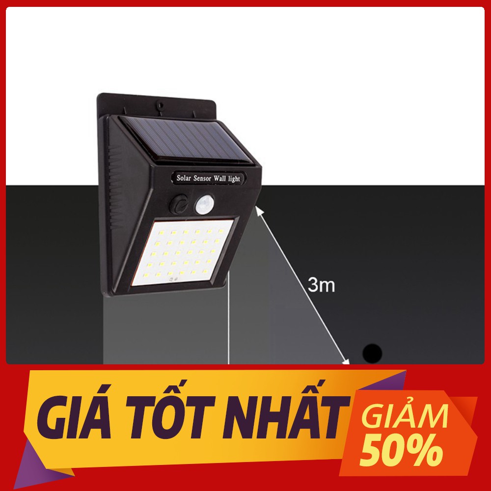 ĐÈN LED SÂN VƯỜN CẢM BIẾN SỬ DỤNG NĂNG LƯỢNG MẶT TRỜI SIÊU SÁNG