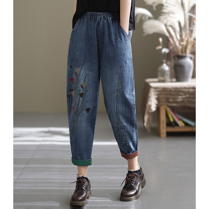 Quần JEANS nữ thiết kếQS39