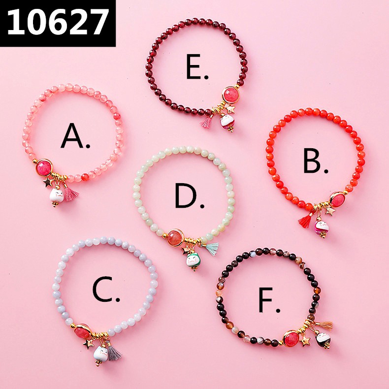 XiaoboACC Vòng Tay Dây Bện Có Thể Điều Chỉnh Mặt Hình Chú Mèo Bằng Sứ Thời Trang Hàn Quốc Cho Người Lớn Và Trẻ Em | BigBuy360 - bigbuy360.vn