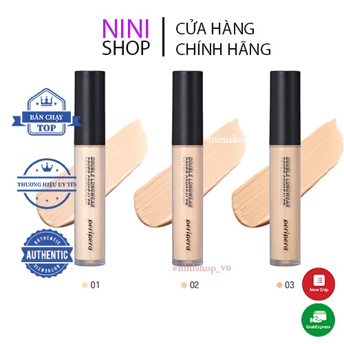 Che khuyết điểm Peripera Double Longwear Cover Concealer 5.5g