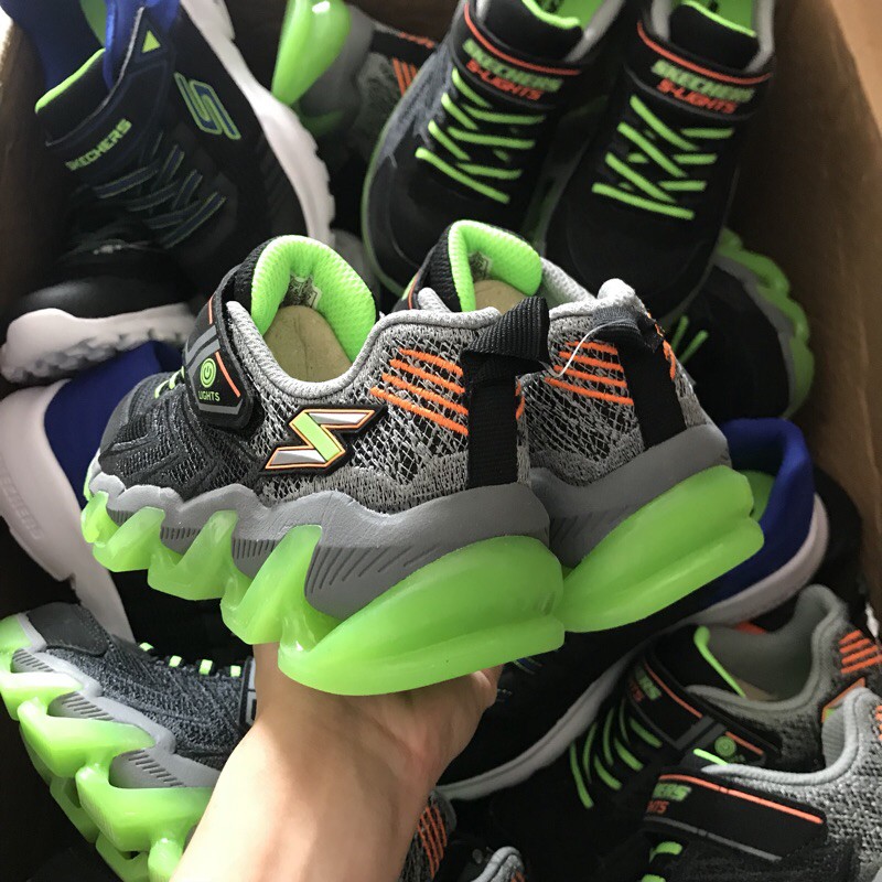 Giày Skechers S-Lights Bé Trai Chính Hãng 💯%
