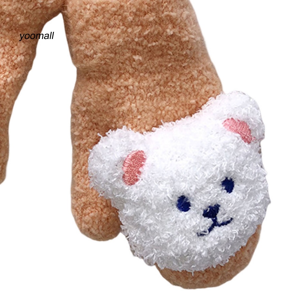 1 Đôi Găng Tay Hình Gấu Hoạt Hình Cho Bé 1-4 Tuổi