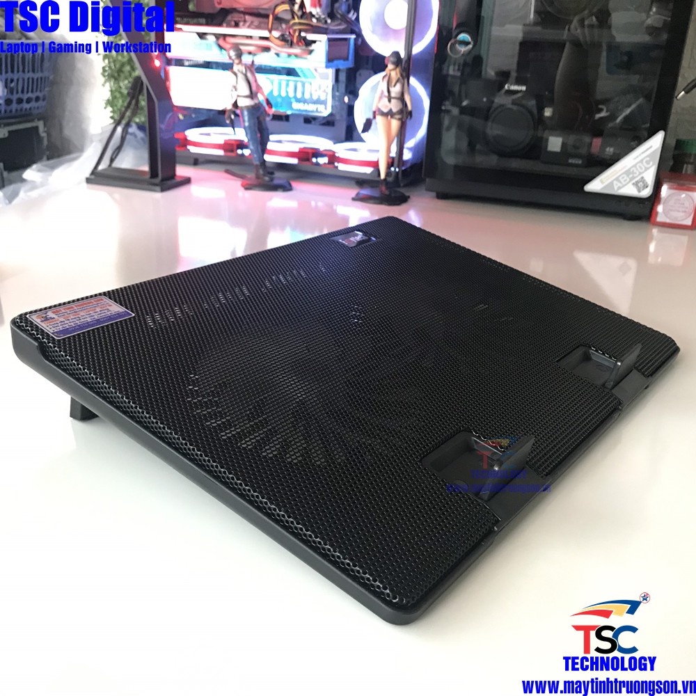 Đế Tản Nhiệt Laptop FORTECH F118 2Fan | Chính Hãng 2 Fan