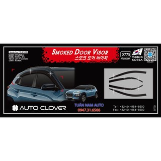 VÈ MƯA NHỰA ĐEN SMOKED KONA 2022 2021 2020 2019 2018 + Made In Korea +Auto Clover