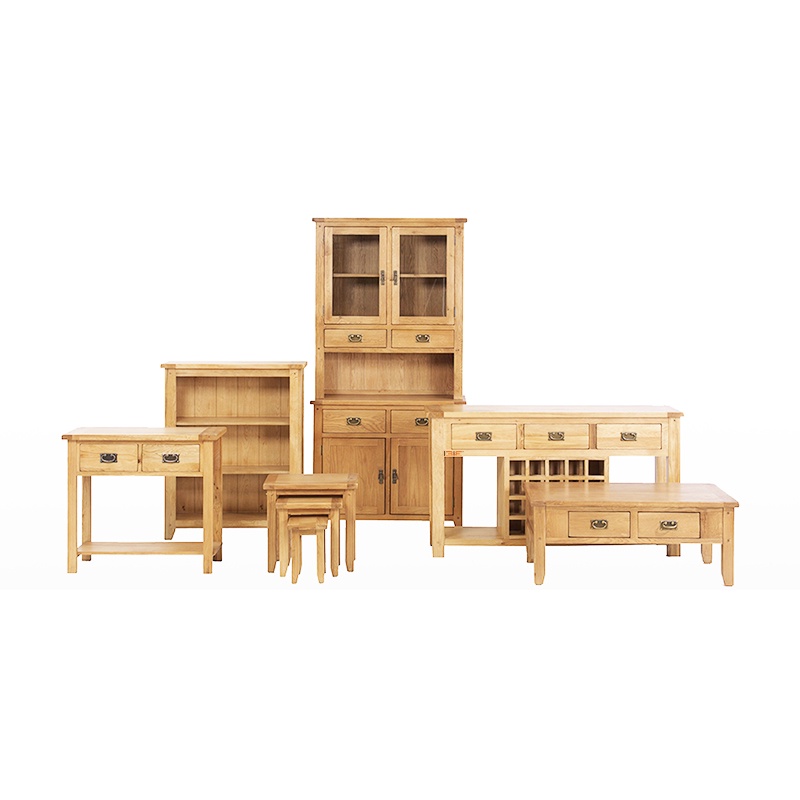 Tủ trữ đồ lớn IBIE Rustic gỗ sồi màu tự nhiên