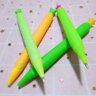 Bút chì bấm rau củ quả