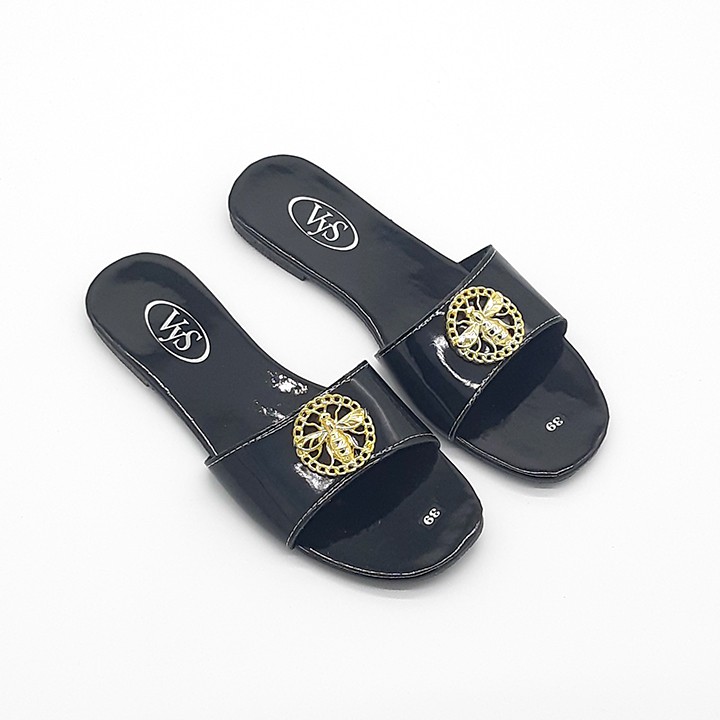 Dép lê bệt nữ quai ngang khoá con ong xinh xắn thời trang VYS TA6281 (Nhiều màu)