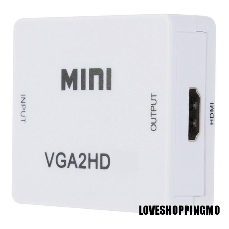 Bộ Chuyển Đổi Vga Sang Hdmi Mini Full Hd 1080p Cho Pc Laptop Dvd | BigBuy360 - bigbuy360.vn
