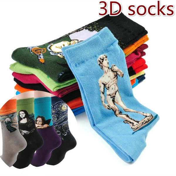 Vớ cotton in họa tiết sáng tạo ngộ nghĩnh dành cho cả nam nữ