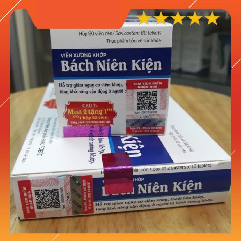 BÁCH NIÊN KIỆN (80 viên) - Giúp giảm viêm khớp, thoái hóa khớp, tăng khả năng vận động ở người bị bệnh