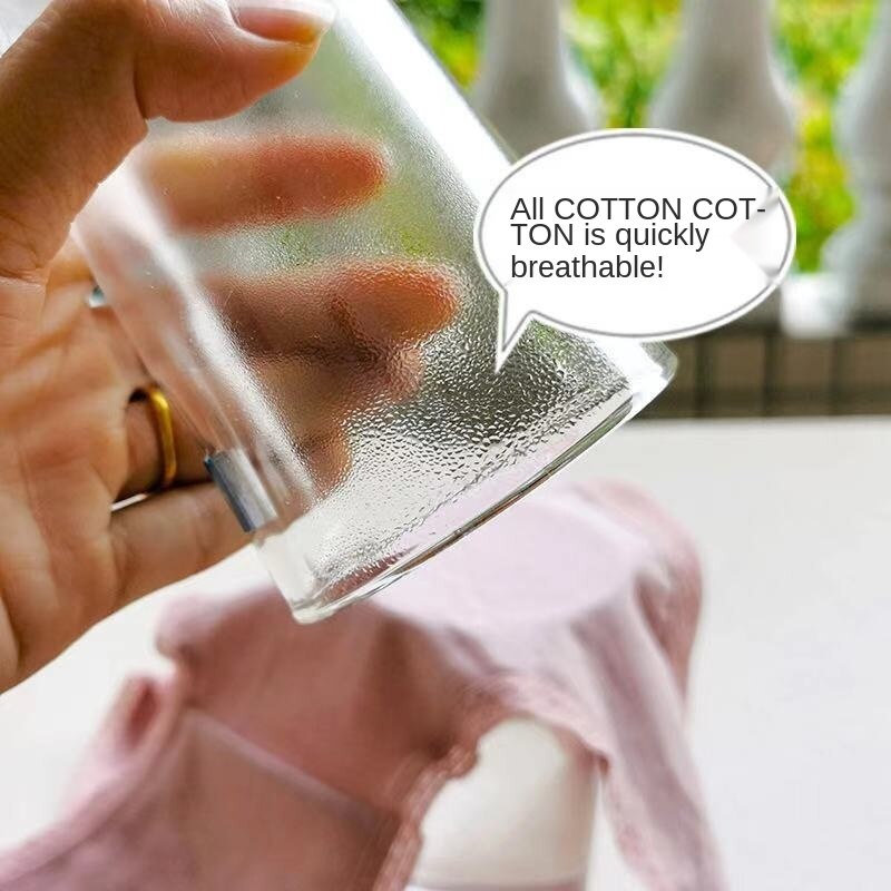 Quần Lót Cotton Lưng Cao Kháng Khuẩn Thoáng Khí 6 Màu Tùy Chọn Size M-3xl Cho Nữ
