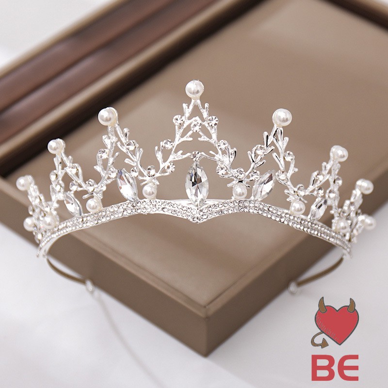 YADORNOS Vương Miện Cài Tóc Hình Vương Miện Đính Đá Lấp Lánh Cho Cô Dâu
