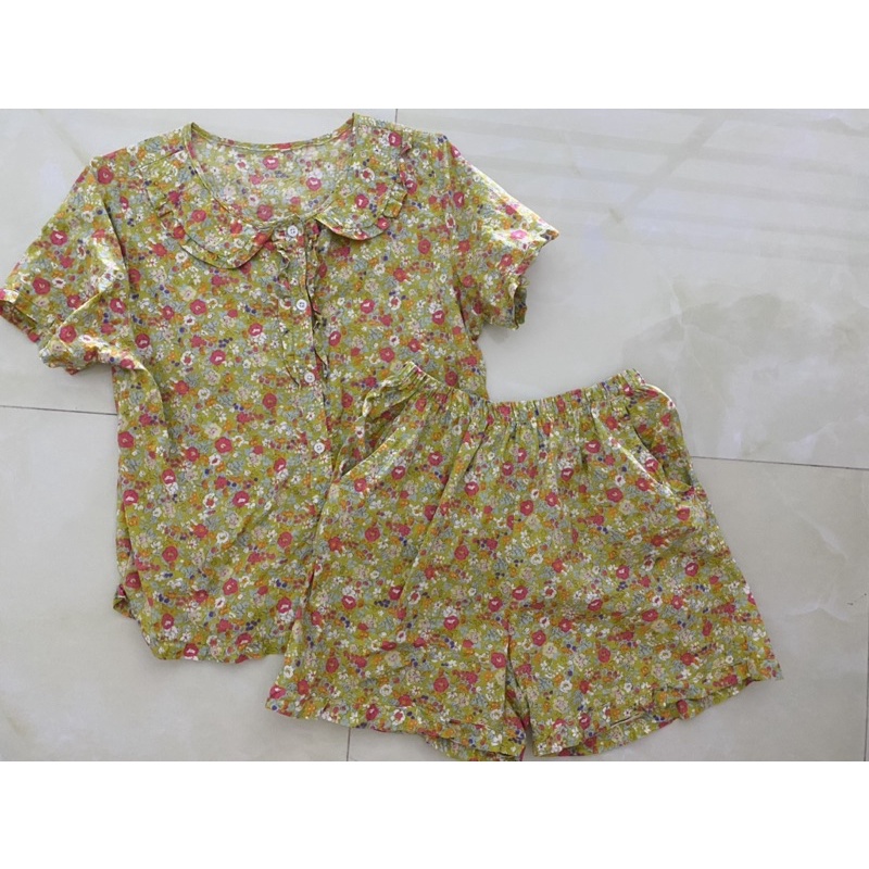 [Thanh lý] Đồ bộ cao cấp hoa nhí mới 98% size 65kg | BigBuy360 - bigbuy360.vn