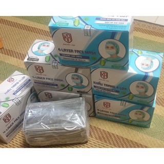 Khẩu trang Y Tế 4 lớp chính hãng