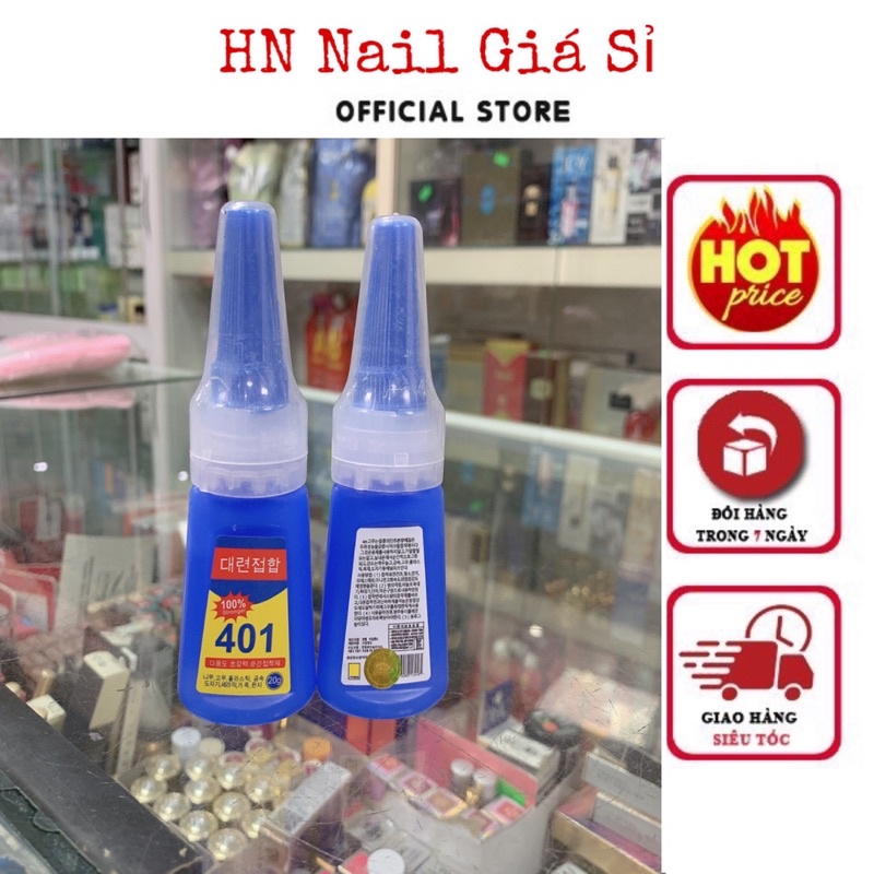Keo 401 gắn móng,đính đá nail