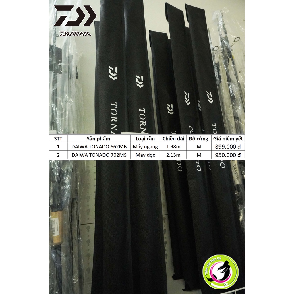 DAIWA TORNADO |  Cần lure chính hãng Daiwa  | Khoen Fuji O-Ring, đầu bu chống xoắn