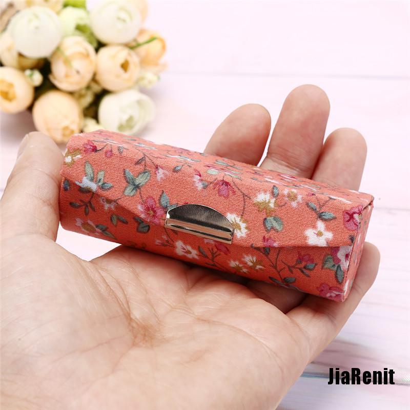 (hàng Mới Về) Hộp Đựng Son Môi Thêu Hoa Cổ Điển Kèm Gương Tiện Dụng | BigBuy360 - bigbuy360.vn