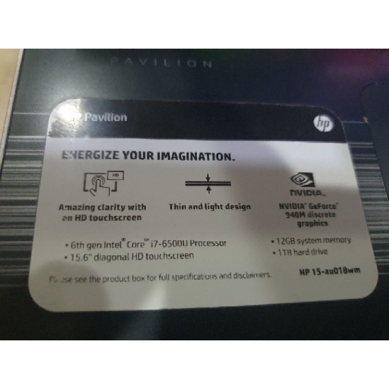 Pin HP Pavilion 15-AU Series Mã pin BP02XL Zin logo HP - Hàng Nguyên Hộp mới 100%- Có Video