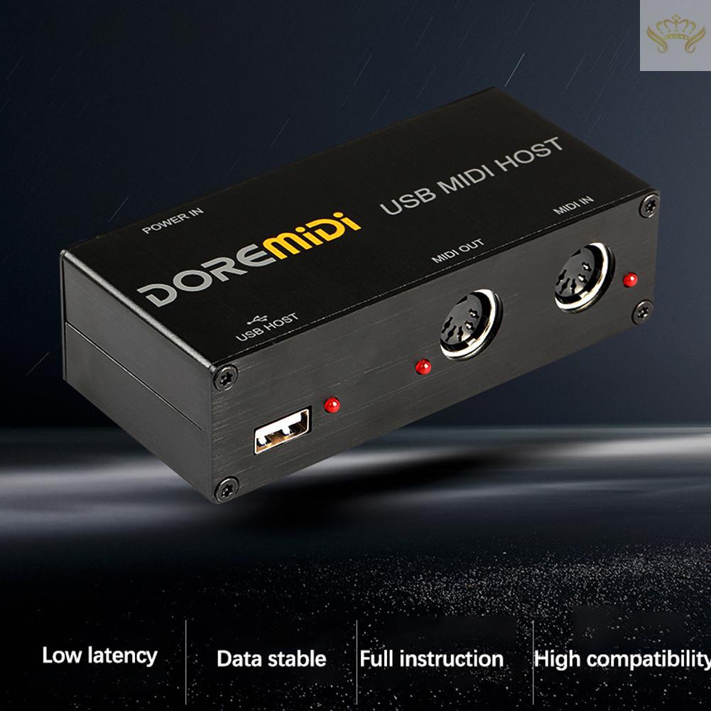 Máy Tạo Hiệu Ứng Âm Thanh MIDI Giao Diện USB Sang MIDI Cho Đàn Guitar Điện