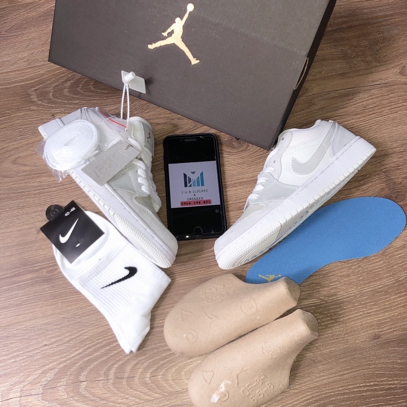 GIÀY JORDAN1 PARIS LAI AU DA THẬT