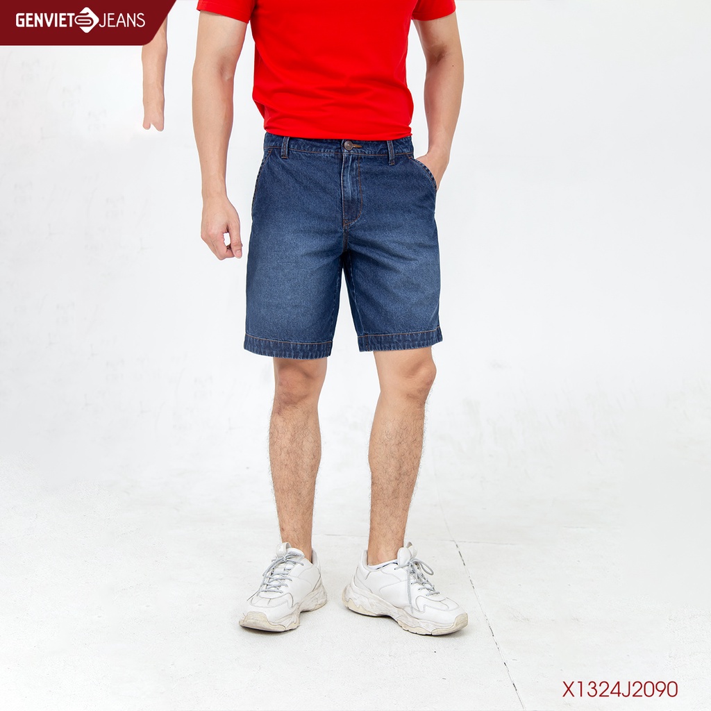 Quần Ngố Jeans Nam Thời Trang Genviet X1324J2090