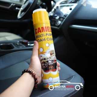 Xịt nội thất vệ sinh xe ô tô dạng bọt Camel