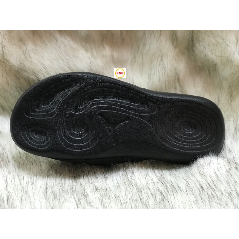 Dép Jor.dan hydro 6 nam nữ FREESHIP + KÈM HỘP ,Dép quai ngang bóng rổ JD6 đen full  bộ đệm êm siêu nhẹ Big Size