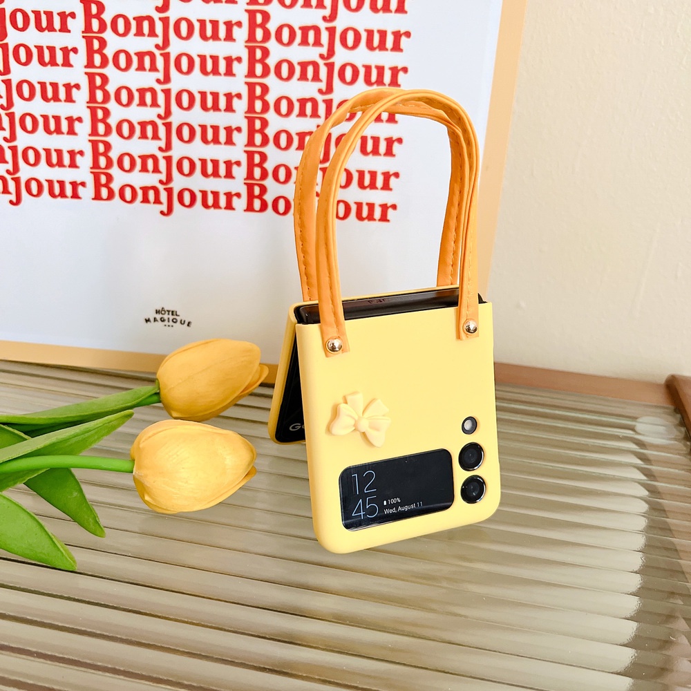 Ốp điện thoại HOCE có dây đeo cho Samsung Galaxy Z Flip 3 Z Flip 4 5G ZFlip3 ZFlip4