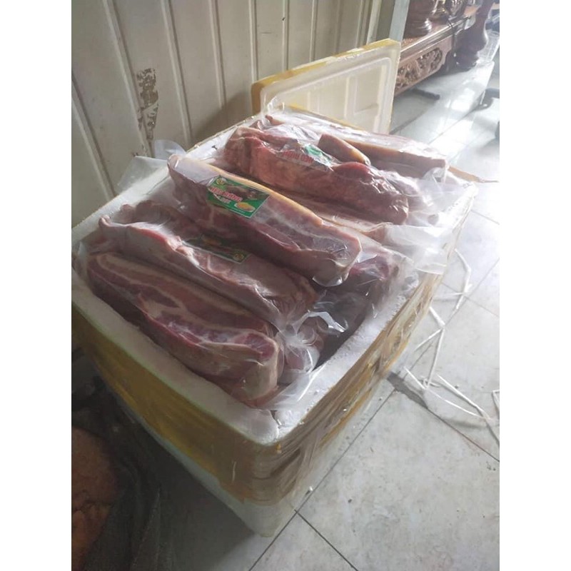 1kg Ba chỉ Heo rút sườn