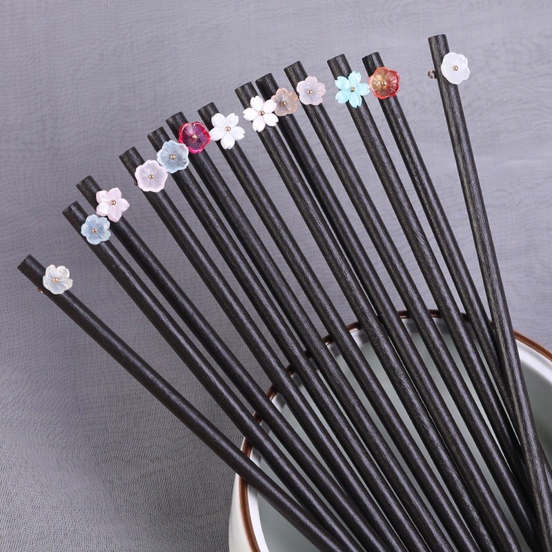 Trâm gỗ đơn giản phong cách cổ trang dùng cho búi tóc vấn tóc hằng ngày