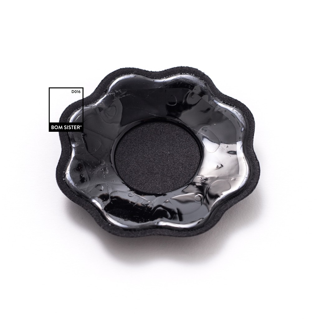 1 Cặp dán nhũ vải dày hình hoa màu trơn BOM SISTER D016