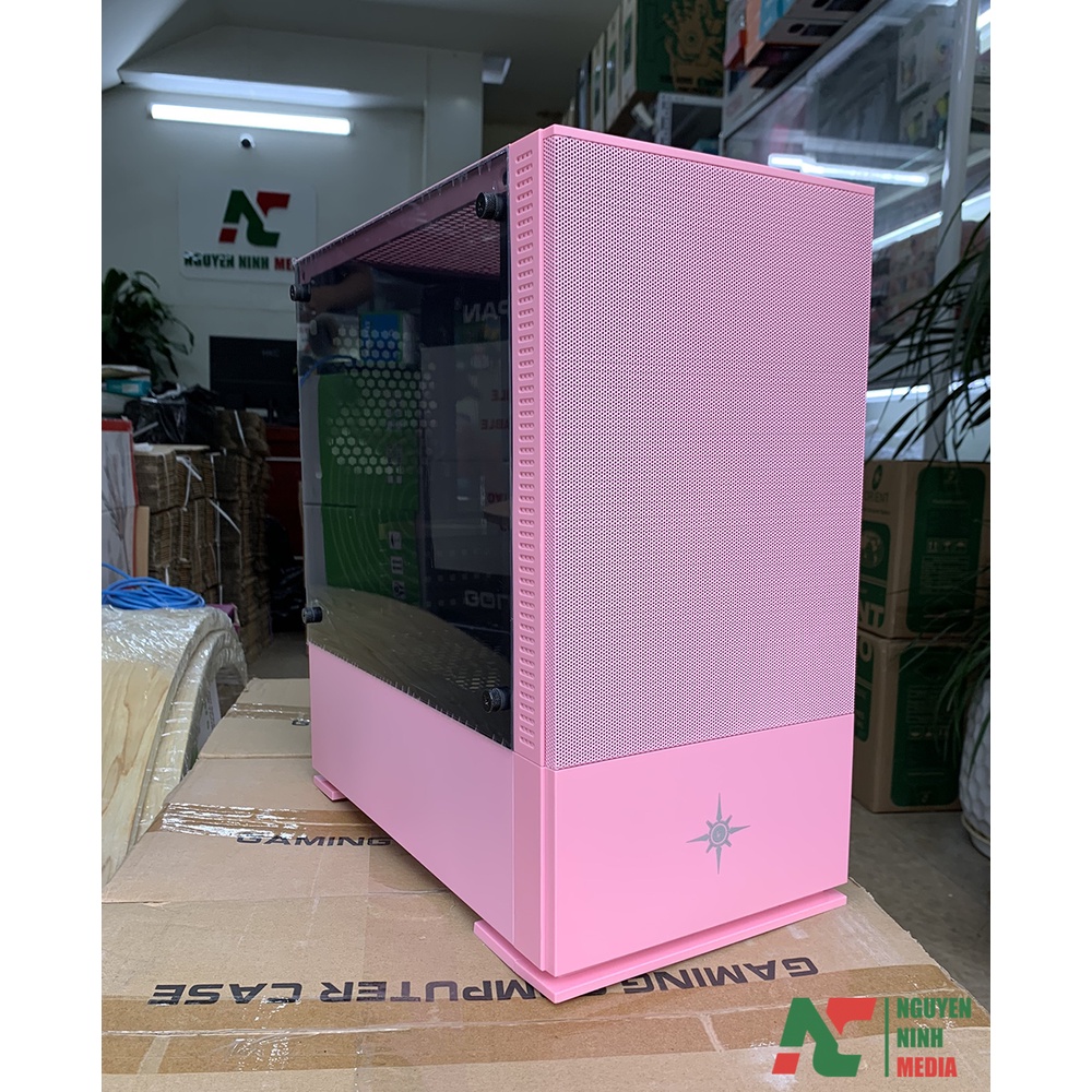 Vỏ Case Máy Tính KENOO ESPORT G562 Pink (Màu Hồng) - Hàng Chính Hãng