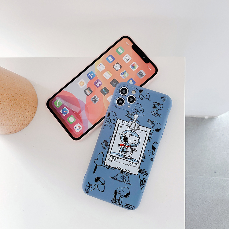 Ốp điện thoại mềm họa tiết Snoopy xinh xắn cho Xiaomi Redmi 9 Note 9s 9 8 Pro K30 Mi 10 9 8 Pro Redmi9