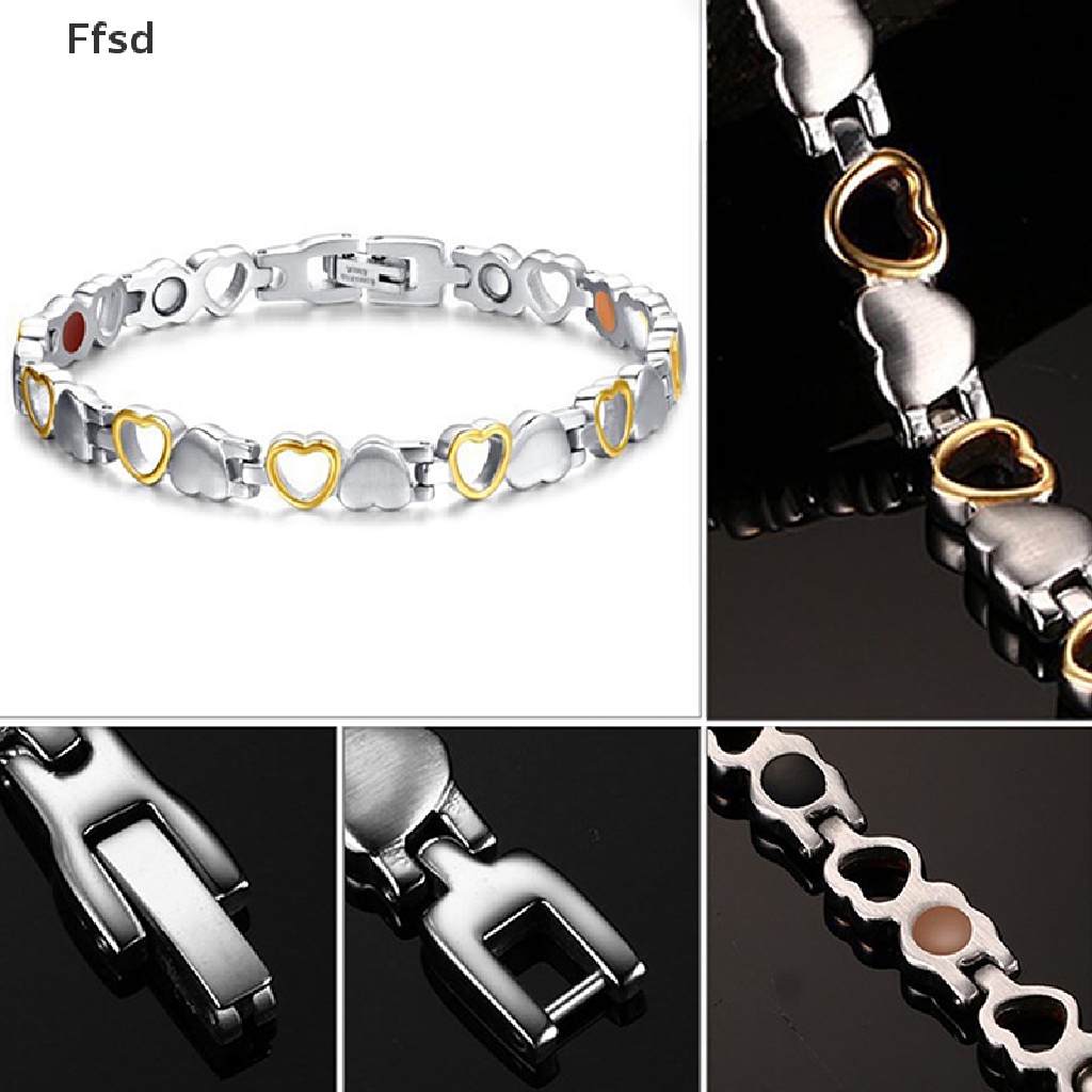 {Ffsd} Vòng Tay Đá Opal Chăm Sóc Sức Khỏe Hình Trái Tim Nhiều Màu Sắc Thời Trang Cho Nữ * Hot
