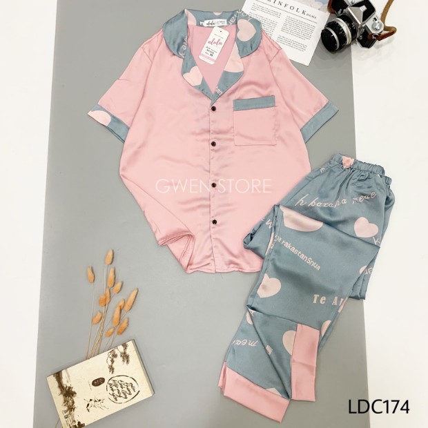 ĐỒ BỘ PIJAMA LỤA SATIN CAO CẤP NỮ | BigBuy360 - bigbuy360.vn