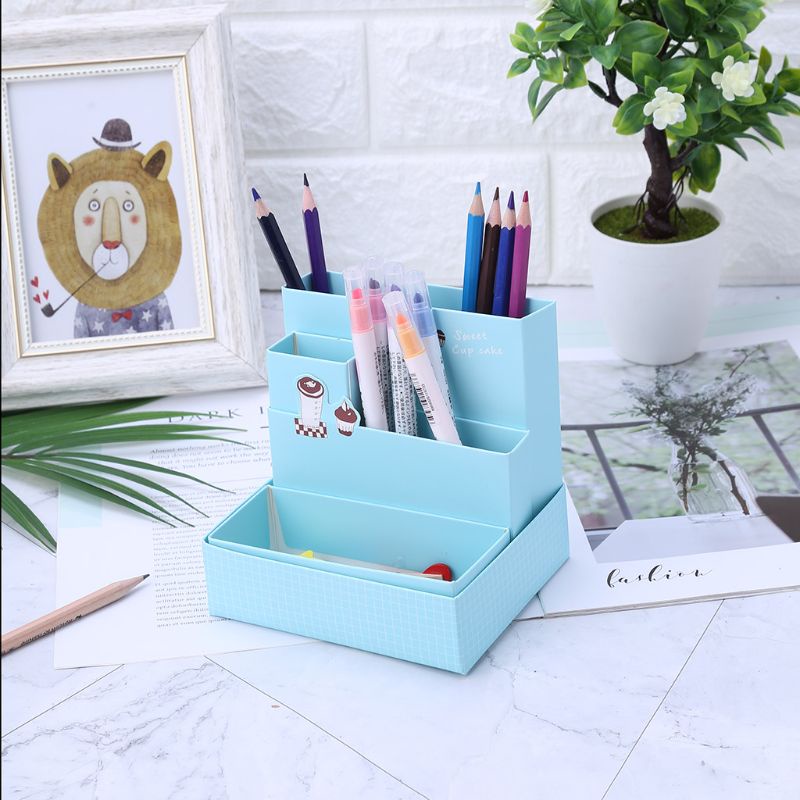 Hộp Giấy Đựng Đồ Trang Điểm Để Bàn DIY Mới