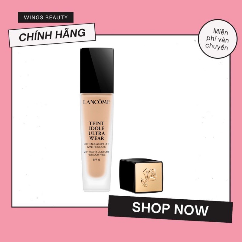 MUA 1 TẶNG 1 - Kem nền LANCOME Teint Idole Ultra Wear SPF 15