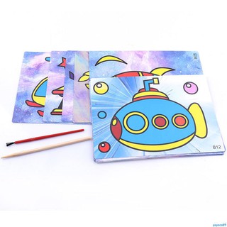 Sand painting children’s color sand DIY handmade puzzle rocking sand sand fine sand gift box set painting educational to