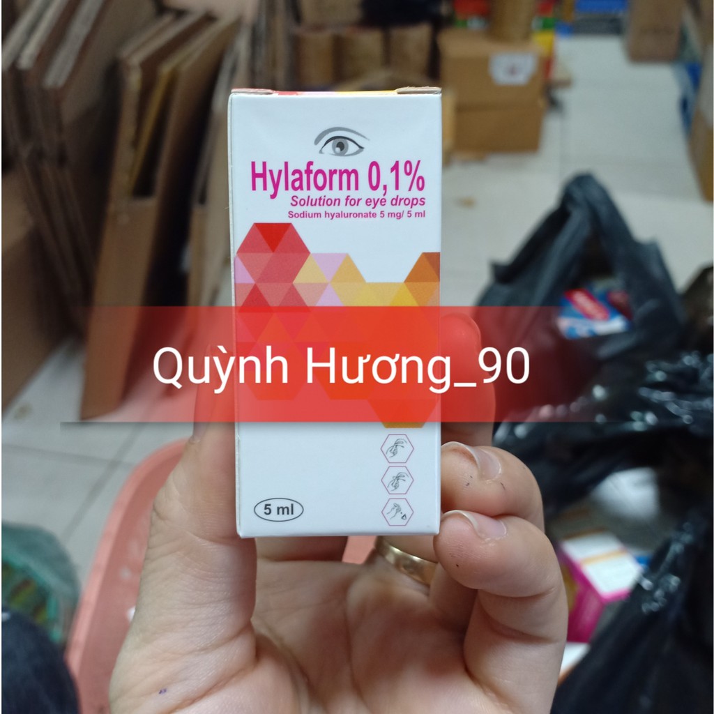 Dung dịch nhỏ mắt HYLAFORM 0.1% dành cho mắt khô mỏi