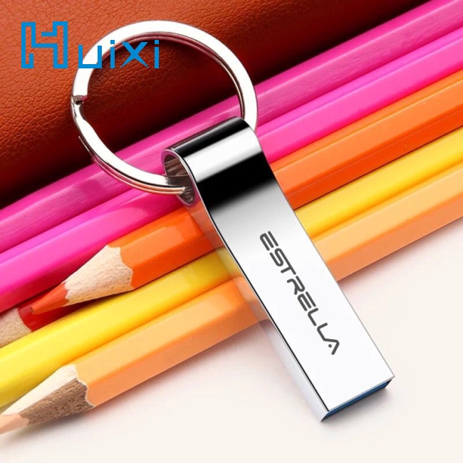 USB kim loại lưu trữ thông tin dữ liệu 8GB/16GB/32GB/64GB có móc khoá chống thấm nước cầm tay tiện dụng