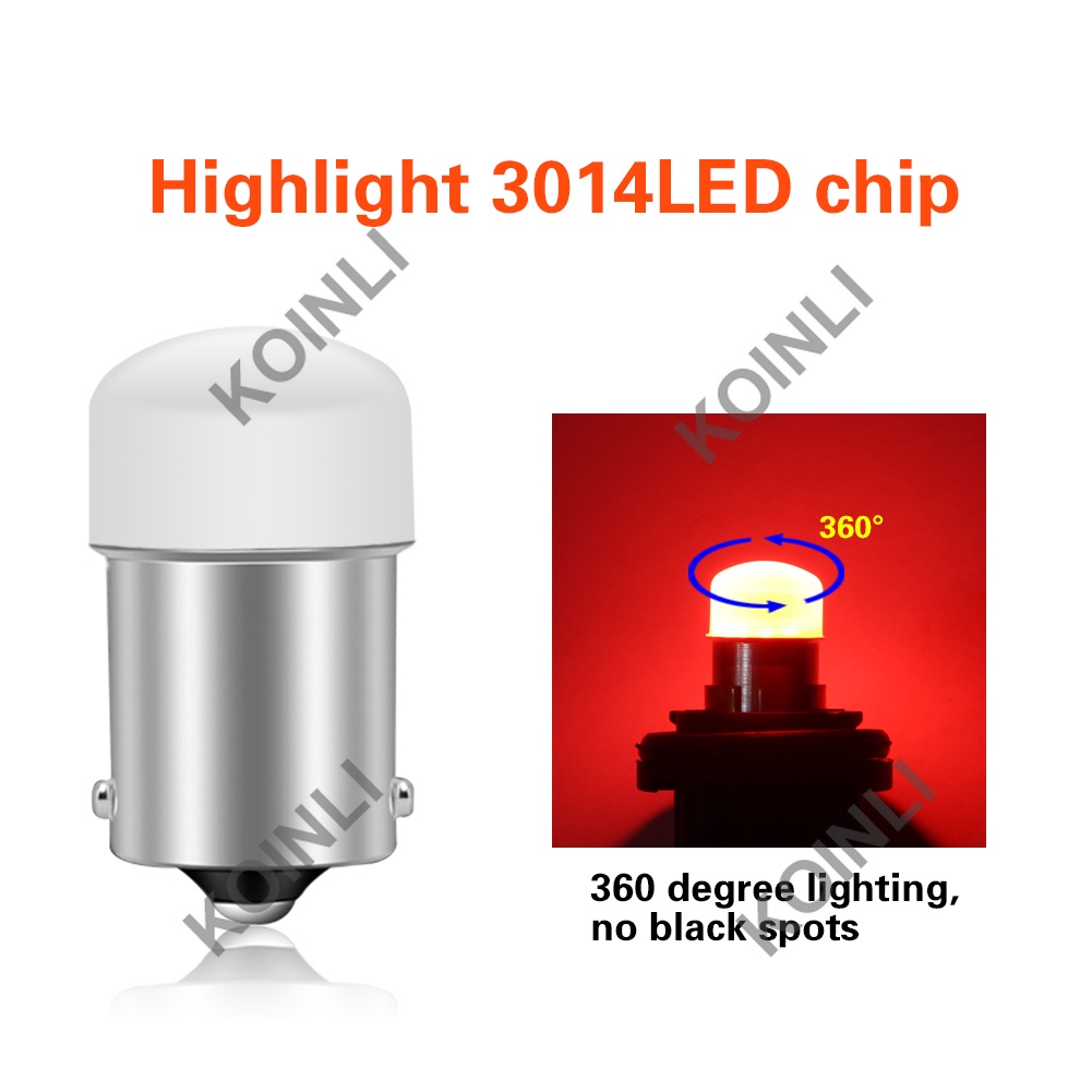 Bóng đèn LED gắn phanh xe hơi 1156 BAY15D 1157 BA15S P21W P21/5W S25 R10W 914 DC12