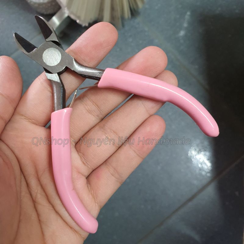 Kìm uốn, cắt làm trang sức màu hồng tím dễ thương