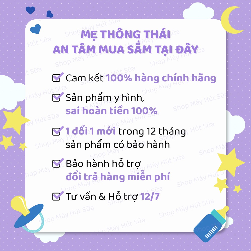 Cáp nối máy hút sữa với pin sạc dự phòng Mama's Choice, hút sữa mọi lúc mọi nơi, đảm bảo lực hút ổn định như dùng điện